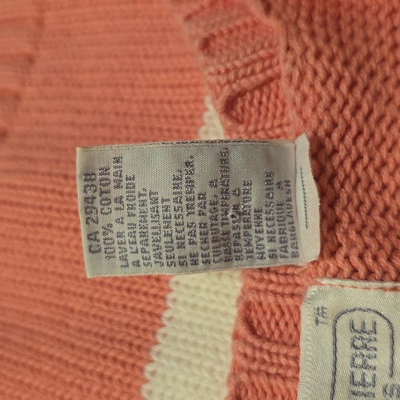 NWOT Jeanne Pierre Striped Sweater Vest - Picture 6 of 6